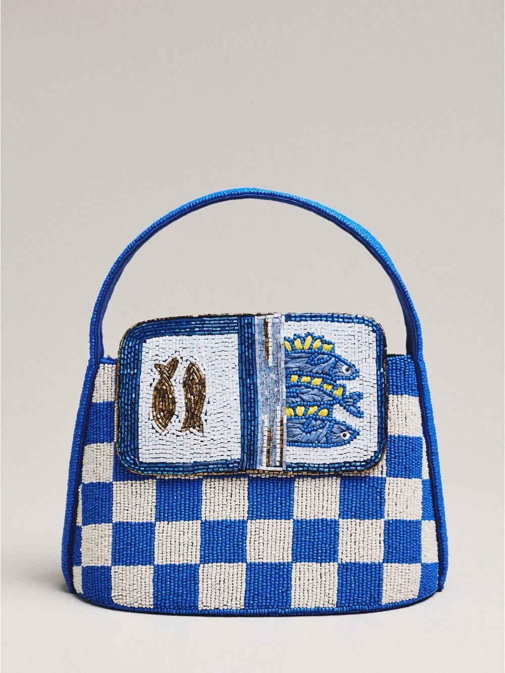 Anthropologie x Maeve Beaded Icon Tote Bag | Sardines